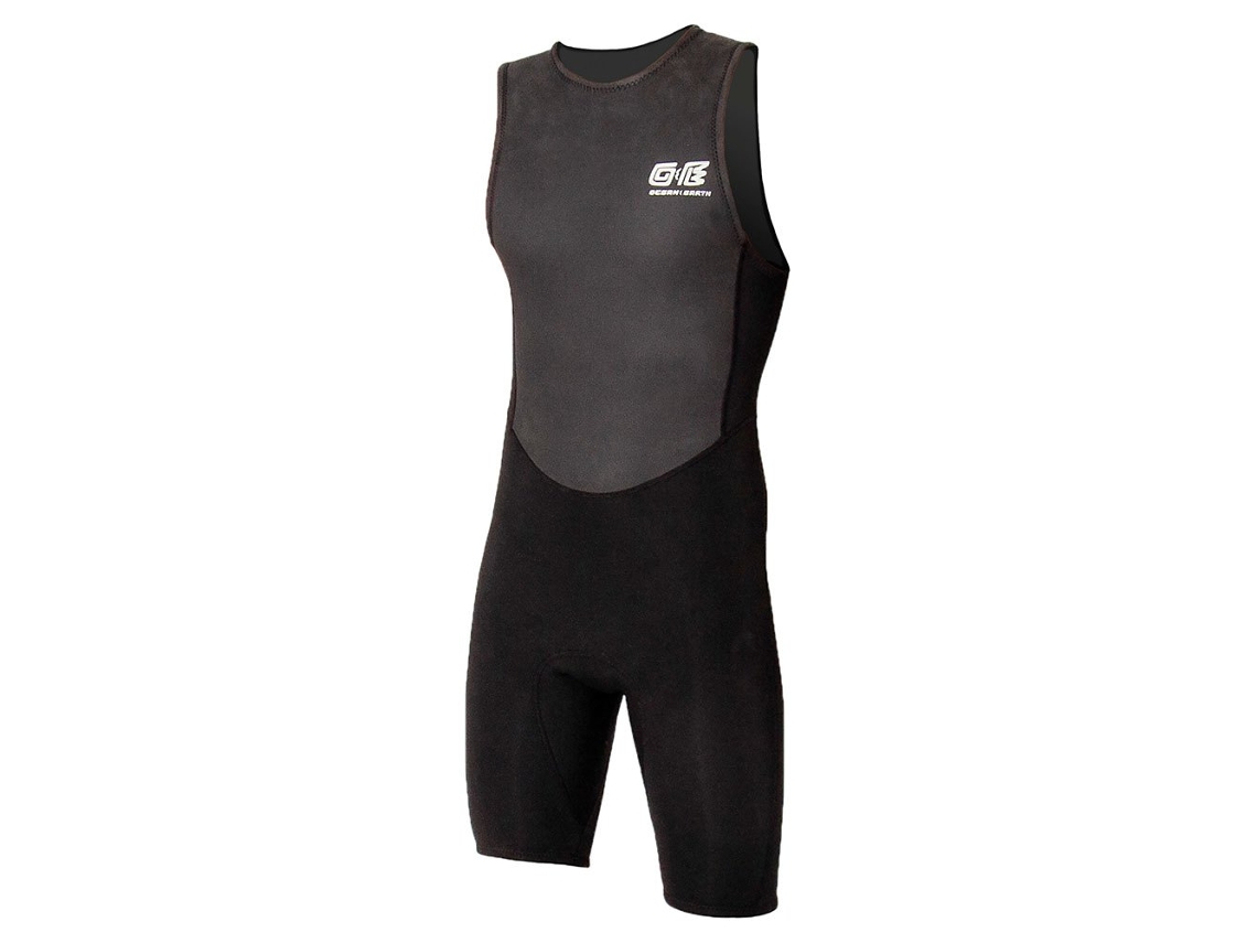 Terno de Neoprene Sem Manga com Zíper Nas Costas One Heritage 2 Mm Preto Mocean & Earth