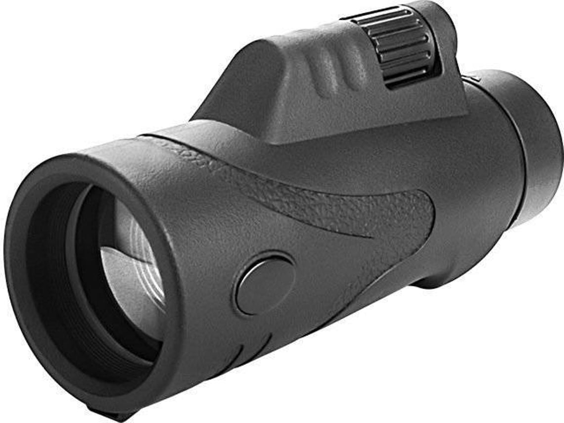 Telescópio Monocular ENZONS 12X50 Hd com Zoom À Prova D'Água com Suporte para Smartphone e Tripé Visão Diurna e Noturna para O-Preto