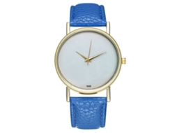 Reloj De Pulsera Unisex De Cuarzo Con Correa De Pu Fashion Zhoulianfa Zafiro