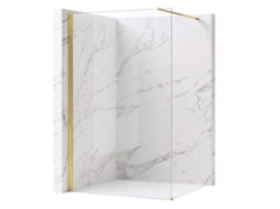 Parede De Chuveiro Rea Flexi Transparent 100 Gold
