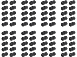 Filtro De Núcleo De Ferrite Com 80 Unidades, Diâmetro Interno De 7 Mm, Cor Preto. Gokoco