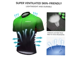 Conjunto de Camiseta e Calções de Ciclismo Mali