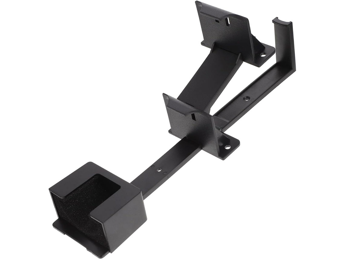 Suporte Mural Pour Casque E Télécommande De Place Preto Fácil Instalação