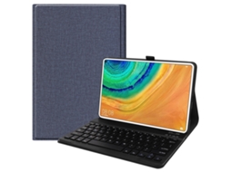 Capa Protetora Tpu Textura Tecido Halinuia Com Suporte Para Huawei Matepad Pro 10.8