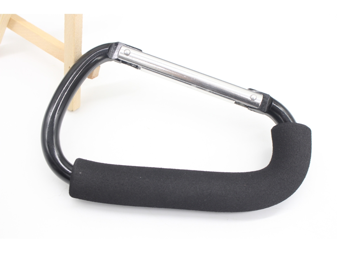 Gancho para Carrinho de Bebê para Bolsas e Sacolas, Preto AQUAFORGE