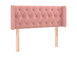Headboard, Headboards Vidaxl Cor-de-rosa Veludo (93 X 16 X 78/88 Cm)
