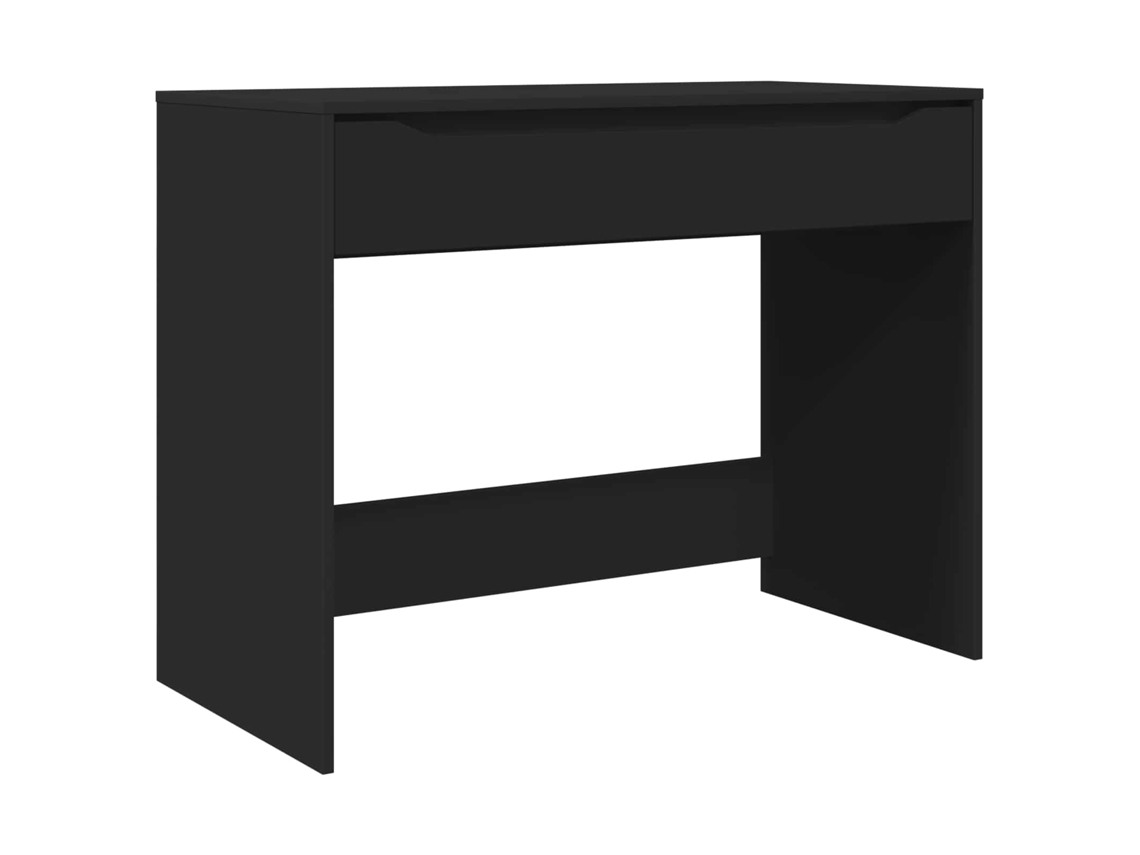 Conjunto 1 Secretária De Escrita Vidaxl Preto Derivados De Madeira (100 X 50 X 78 Cm)