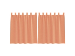 Voile Curtain, Voile Curtains Vidaxl Marrom Tecido (140 X 140 Cm)