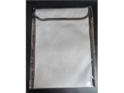 Bolsa protetora contra fogo e água, 3 pack, para documentos, dinheiro, passaporte, prata, 28x38cm | S/MARCA