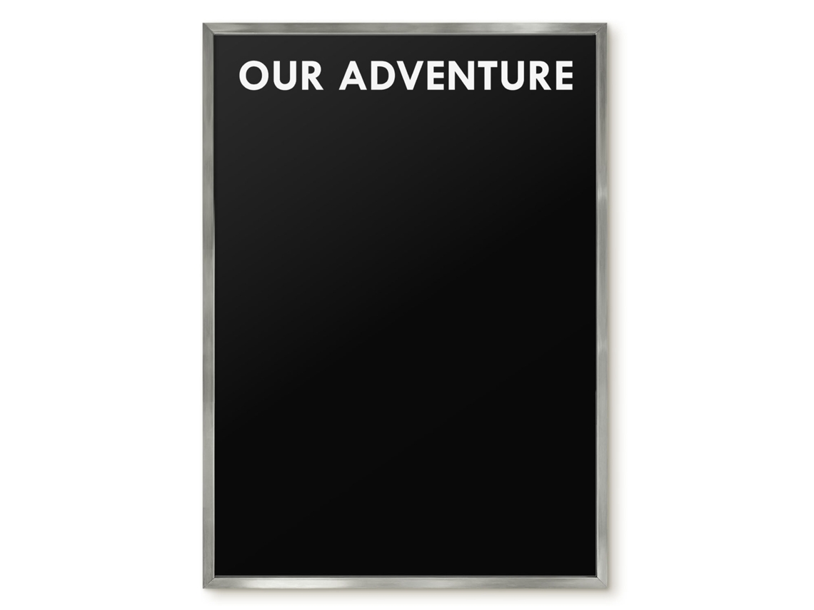 Magnetic Board Our Adventure For The Living Room Espelharte (50x70 Cm)