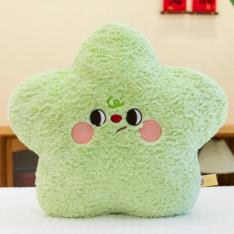 Almofada Decorativa/de Sofá em Formato de Estrela para Adultos MDUG (verde, 50 Cm)