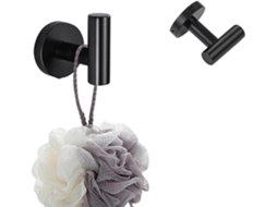 Conjunto De Acessórios Para Banheiro Com Barra Toalha Ajustável, Anel Em Aço Inoxidável 304, Suporte Para Papel