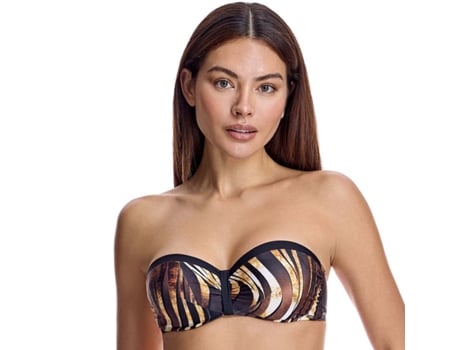 Top de biquíni feminino Ory de cintura baixa com aro acolchoado W251246