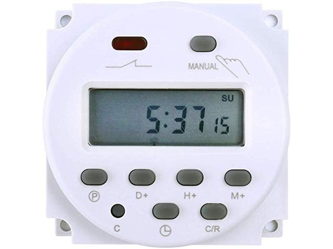 2026 timer Eletrônico Dc12v 16a 17 Programas Painel Lcd Programável