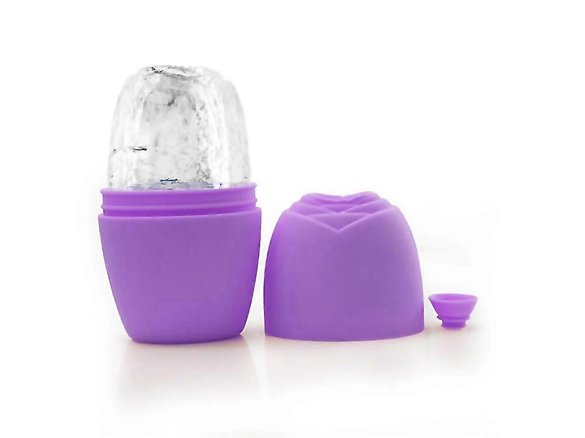 Mini Rolo de Gelo para Cuidados Faciais, Molde Silicone Massageador Facial Contorno. GOKOCO