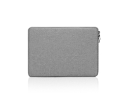 Capa para Portátil HEXINYIGJLY 13.3 14 com Forro Macio Acolchoado 5mm Cinza Claro