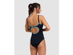 Fato de Banho de Mulher para Natação ARENA Peça Tania Clip Azul (50)