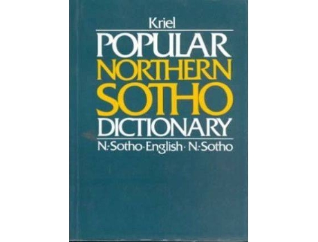 Livro Popular Northern Sotho Dictionary de T.J. Kriel (Inglês )