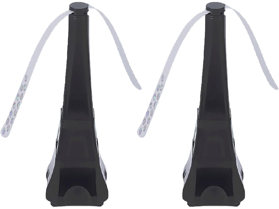 Ventilador De Mesa, Ventilador Interno E Externo, Ventilador De Mesa Giratório Portátil Com Lâminas Holográficas Zeuxo (2 Peças)