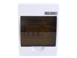 Caixa de Fusíveis de 2 Vias 40a 30ma Rcd + 2 MCB HKJ