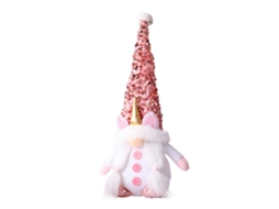 Boneco De Pelúcia Gnome Rosa (decoração De Mesa E Feriado)