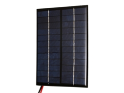 Painel solar Primerox 2W, 12V, para iluminação, IP65, ideal para jardins e camping.
