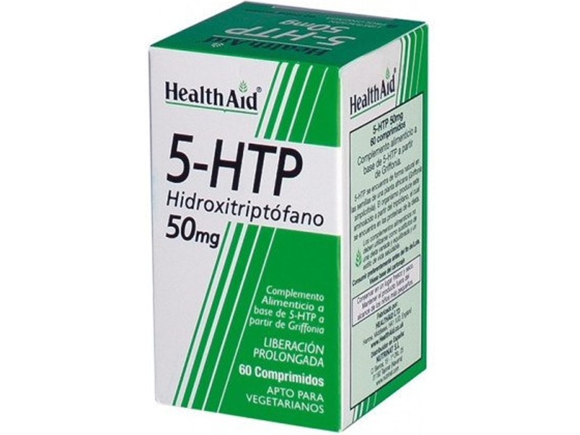 Suplemento Alimentar HEALTH AID 5 - Htp 50 Mg 60 Comprimidos