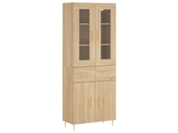 Armário Alto de Madeira de Sonoma MAISON EXCLUSIVE (69,5x34x180 cm)