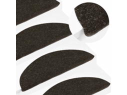 Tapetes De Escada Adesivos 20 Pcs 56x17x3 Cm Antracite