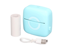 Impressora Mini Portátil para Fotos 10mm/s 200dpi Carga Usb Impressora de Adesivos para Estudantes