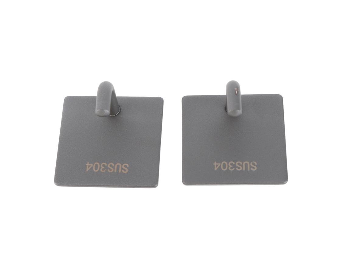 2pcs Ganchinho de Toalha de Banho Aço Inoxidável 304 com Alta Capacidade de Carga Autoadesivo para Cozinha e Banheiro S/MARCA