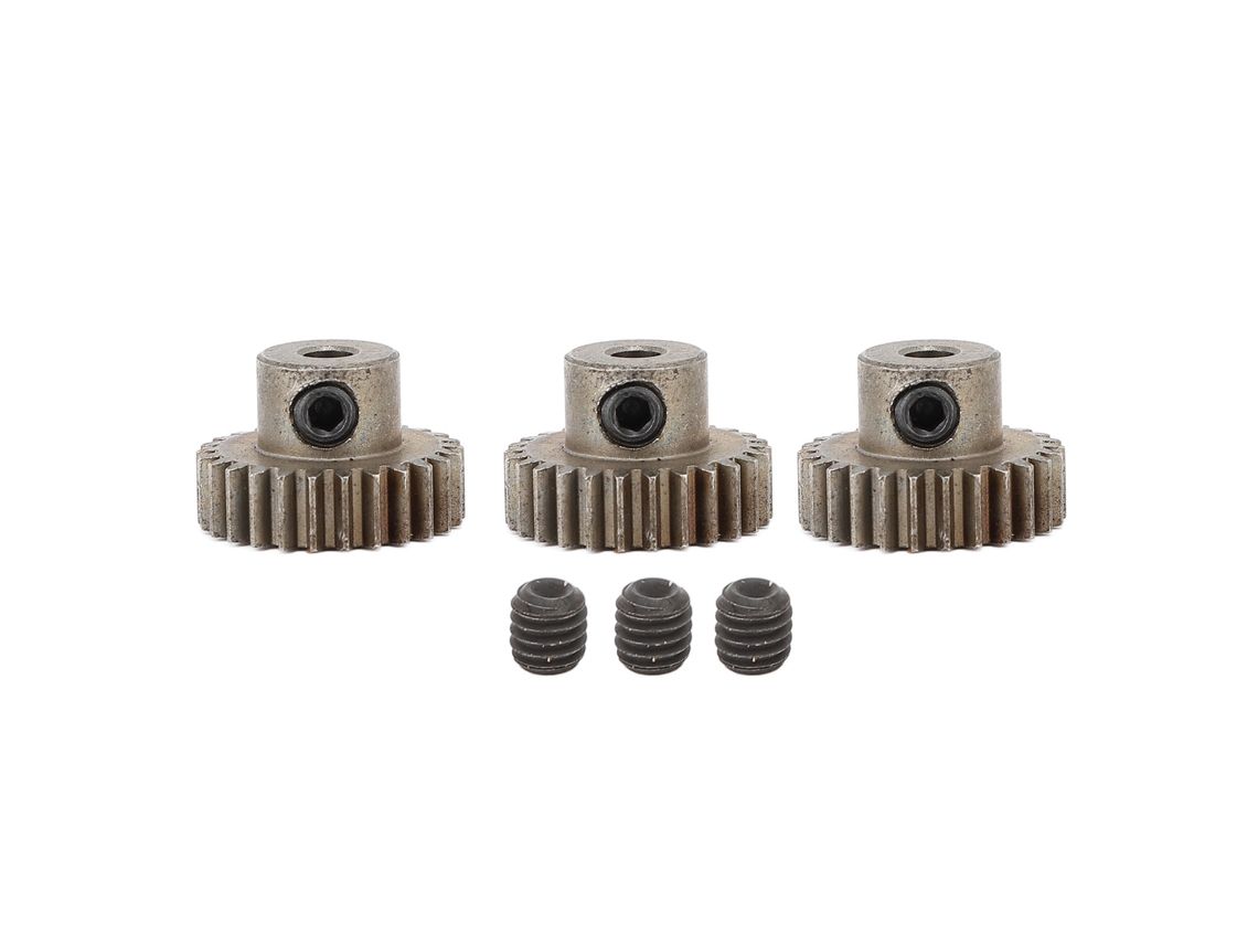 Mali 3pcs Engrenagem de Motor para Carro Rc M0.6 3.175mm Aço Liga Pinhão 26d Peças de Reposição