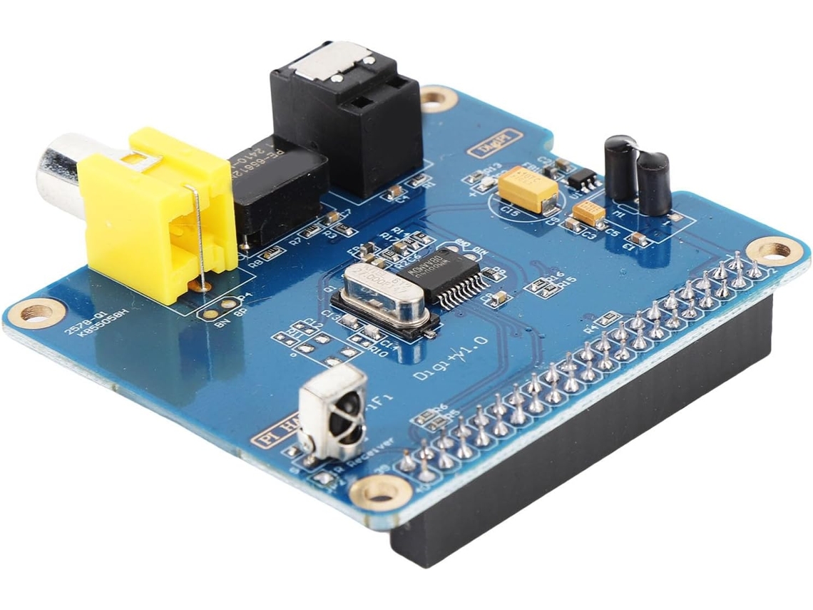 Placa De Som Hifi Com I2s Spdif Para Raspberry Pi 2 B+ A+