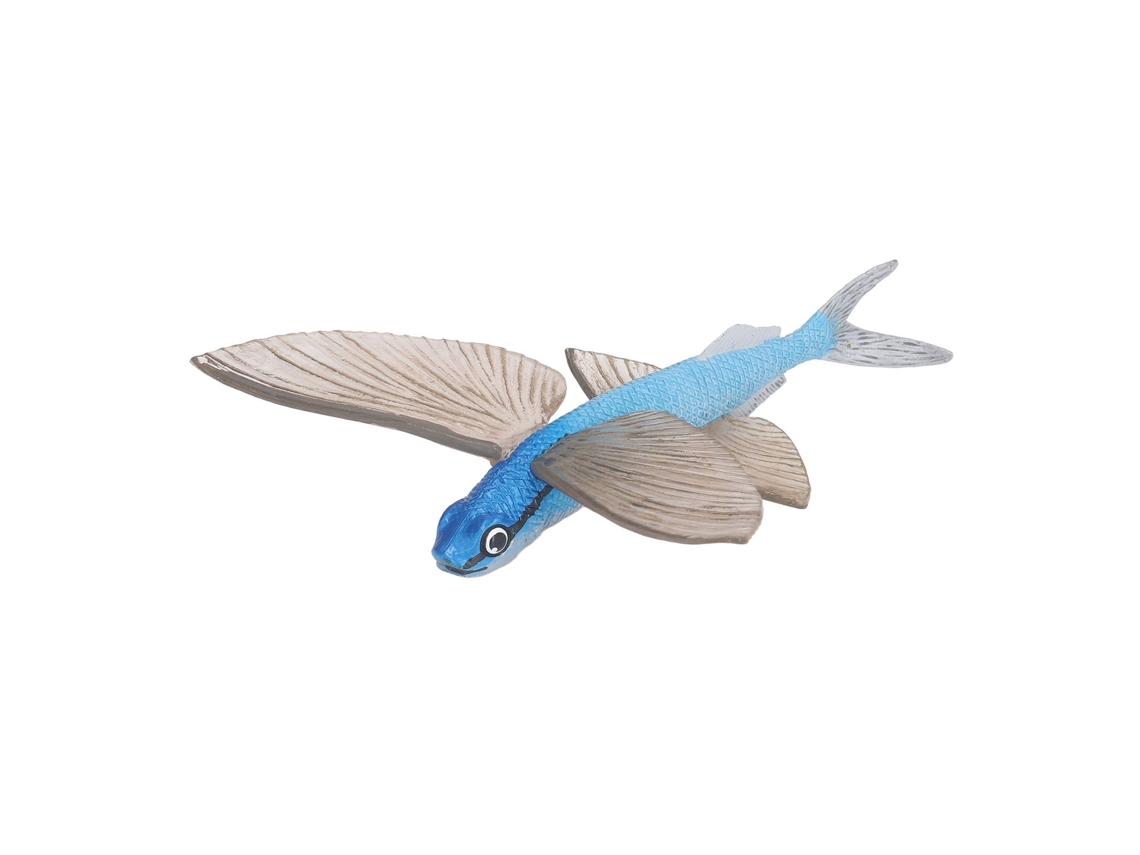 Primerox peixe voador Modelo Animais Marinhos Brinquedo Simulação Presente Infantil Pintura À Mão
