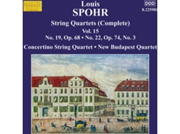 CD Concertino String Quartet/New Budapest Quartet - Sämtliche Streichquartette Vol.15 (1CD)