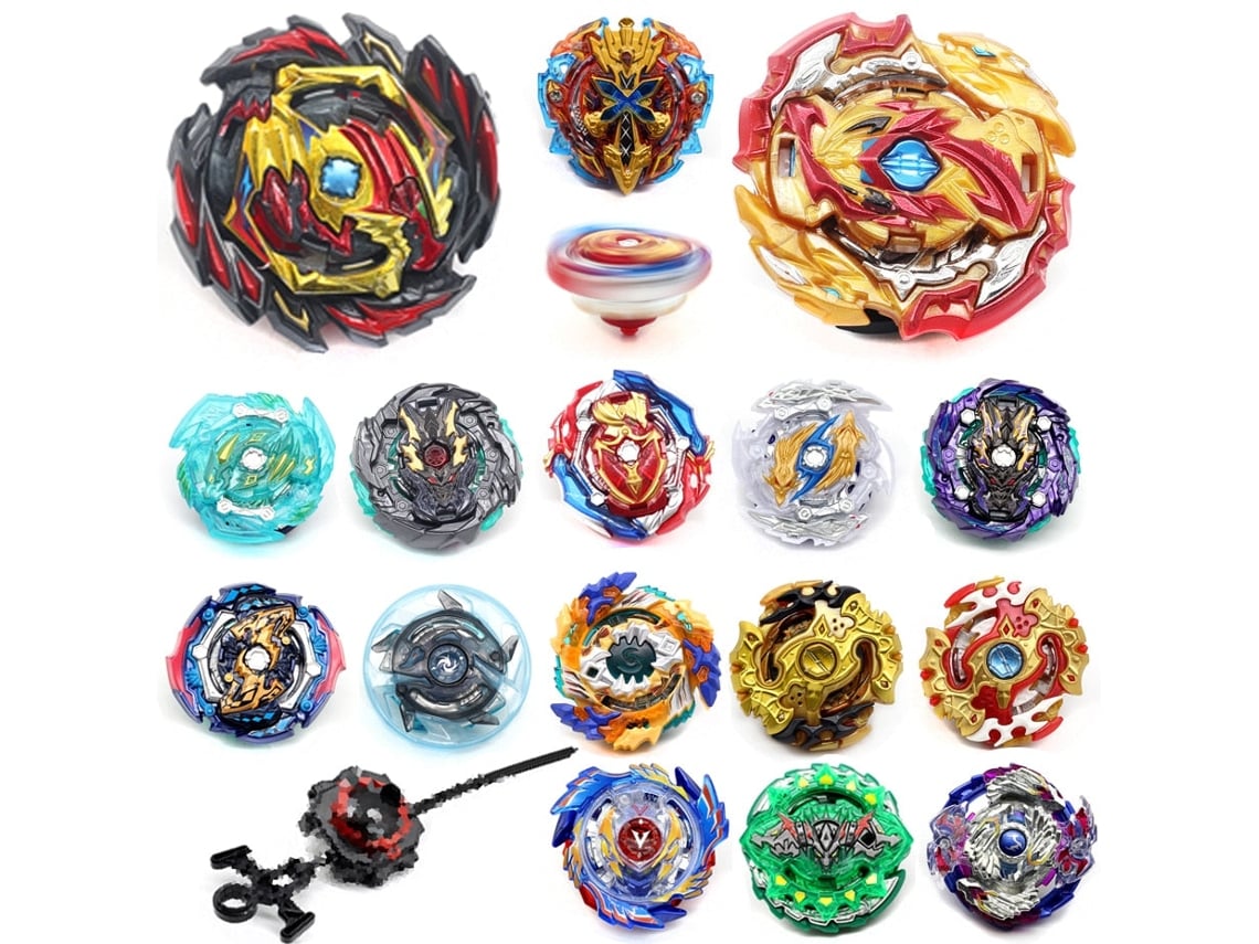 Lâmina beyblade lançador de explosão lançador de fio em dois