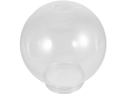Abajur Popetpop Acrílico Transparente Design Elegante Simples Abertura 12 Ideal Iluminação Jardins Paisagens Externas Cm GOKOCO