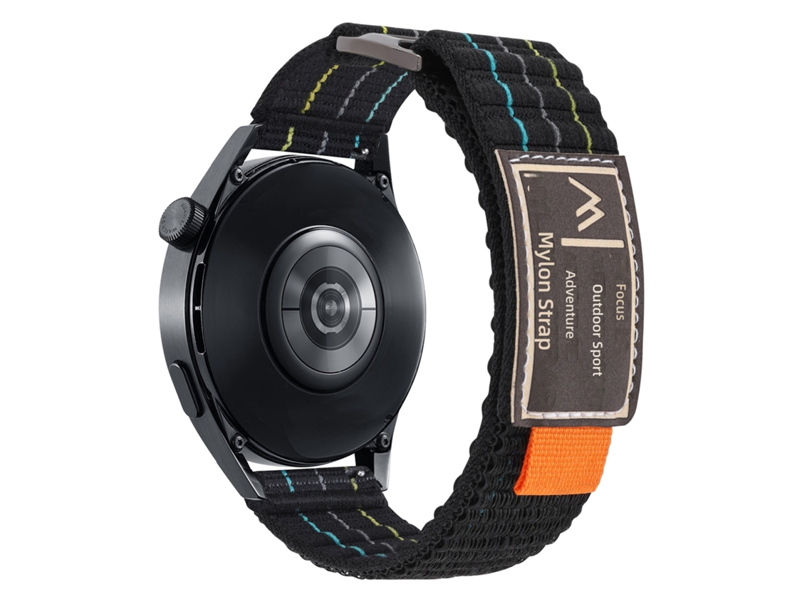 Pulseira de Nylon com Couro Dupla Volta para Samsung Galaxy Watch 5/6/7 e Huawei Watch Gt4/gt5 CHABERLU