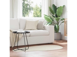 Vidaxl Tapete Huarte Creme 80 X 150 Cm Poliéster