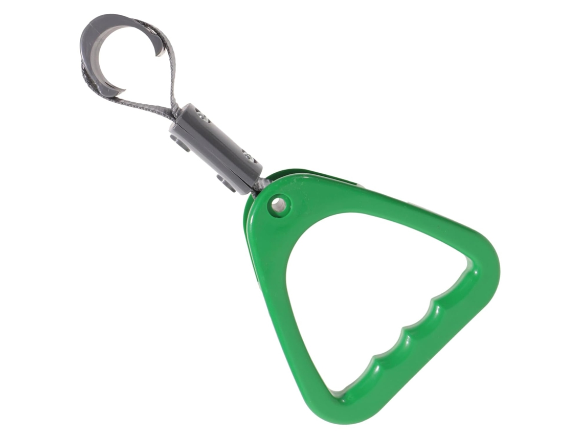 Alça De Apoio Triangular Verde Para Ônibus, Resistente, Material Robusto, Alças Auxiliares Para