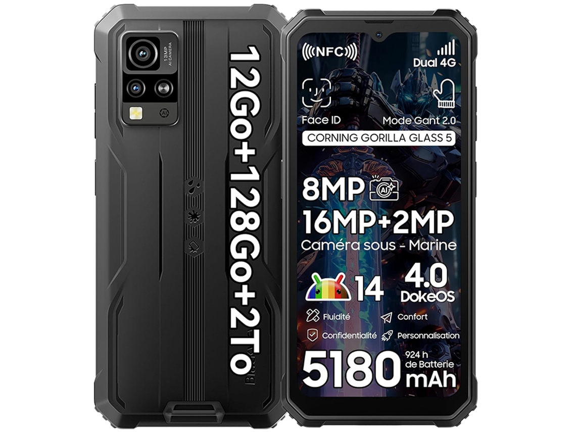 Smartphone BLACKVIEW Bv4800 Pro 6.56'' 12 Gb 128 Gb Preto