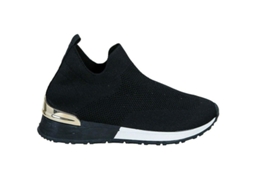 Tênis Slip On Esportivo Para Mulher Hmwy Material Sintético 43 Negro Blanco