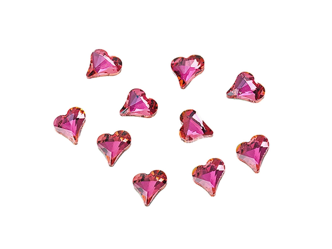10 Peças/conjunto De Strass Elegantes 3d Nail Art Cristal Strass Unhas Dicas Decorações Cristal 3d Unhas Charme Manicure Hengrongshen