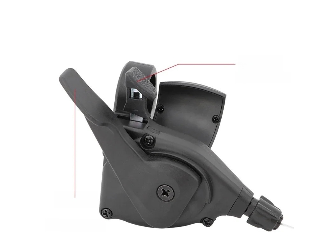 Lurelia Câmbio Bicicleta Para Mtb 22,2 Mm, 11 Velocidades, 3 Velocidades Leve E Led