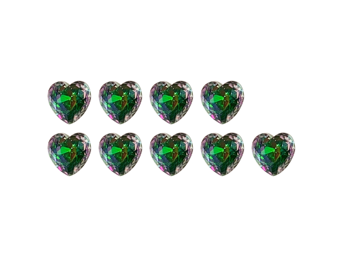 9 Acessórios de Unhas Broca de Vidro Verde K9 Formato Pontudo NEVEANCE