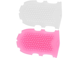 Conjunto De 2 Escovas Corporais Silicone Veemoon, Ferramenta De Massagem Leve E Segura Para Banho Spa, Escova Suave Para