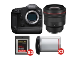Eos R1 + Rf 85mm F/1.2 L Usm + 3 Sandisk 64gb Extreme Pro Cfexpress Type B + 3 Canon Lp e19 + Ebook “20 Dicas para Fotos Que Impressionam” CANON