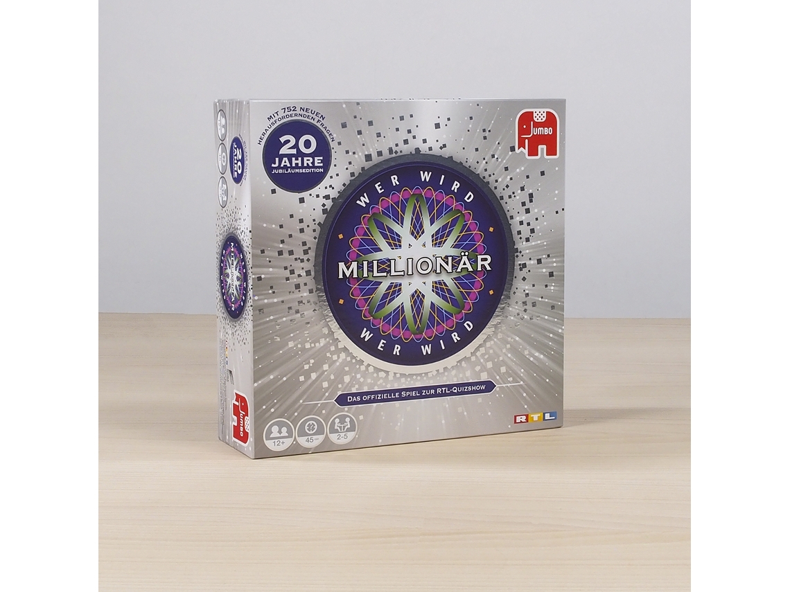 Jogo de cartas JUMBO Trivia (12 anos)