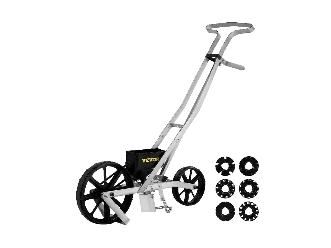 Semeadora Manual, 6 Placas De Sementes, Espalhador De Gramado De Precisão Oem
