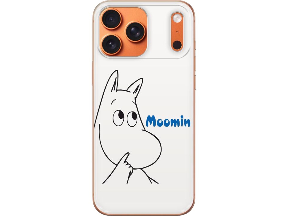 Capa Para Celular Compatível Com Apple Iphone 17 Pro Max. Figura Com Desenho De Linhas Simples E Texto Elegante Sobre Fundo Claro.